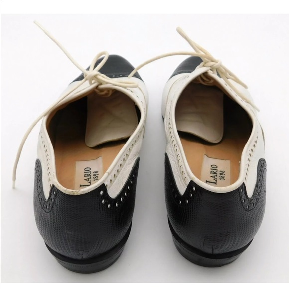 VTG Lario 1898 Leather Two Tone Oxfords - Picture 6 of 10